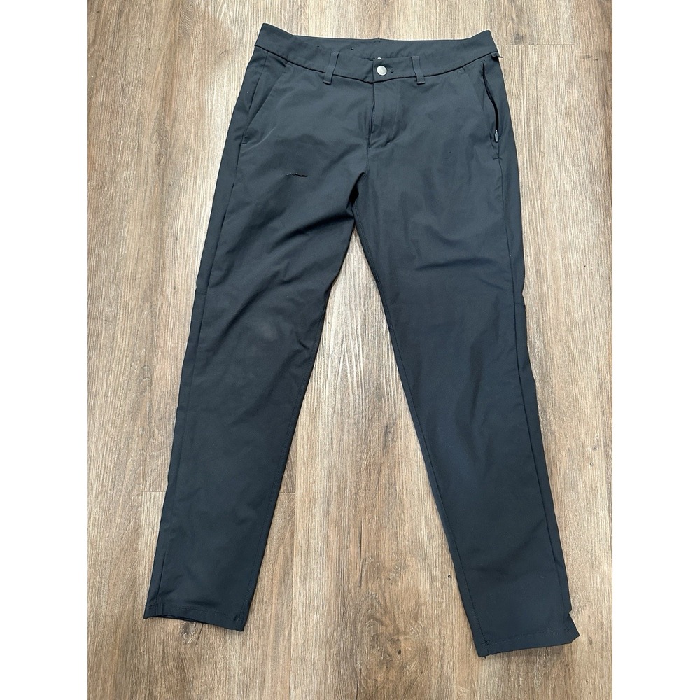 Lululemon Pants Mens‎ 31 Gray Commission Slim Fit Warpstreme Stretch Flaws